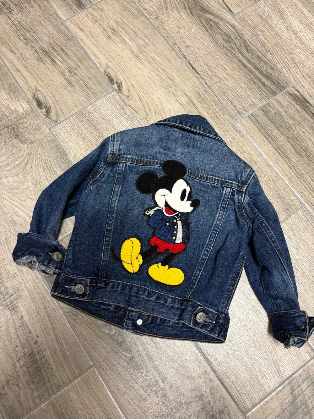 Baby Gap Disney Mickey Mouse Denim Jacket Toddler 3 Years